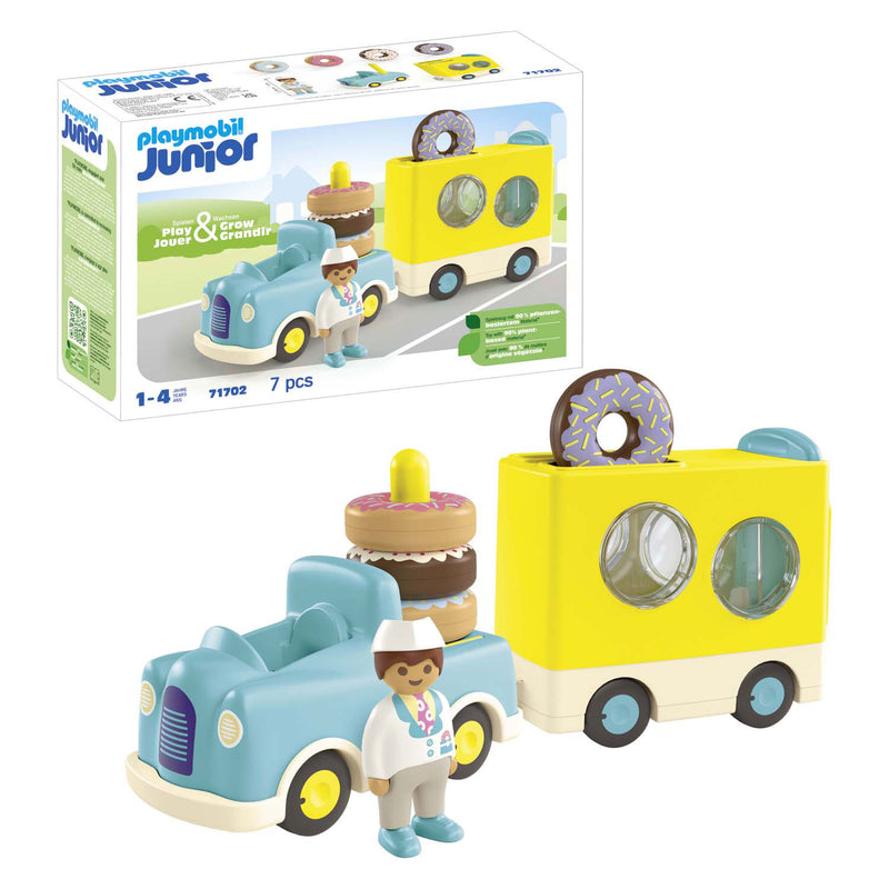 Load image into Gallery viewer, Playmobil junior donut truck - 71702
