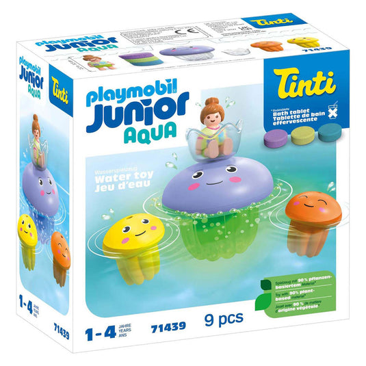 Playmobil 71439 junior tinti: kleurrijke kwallenfamilie