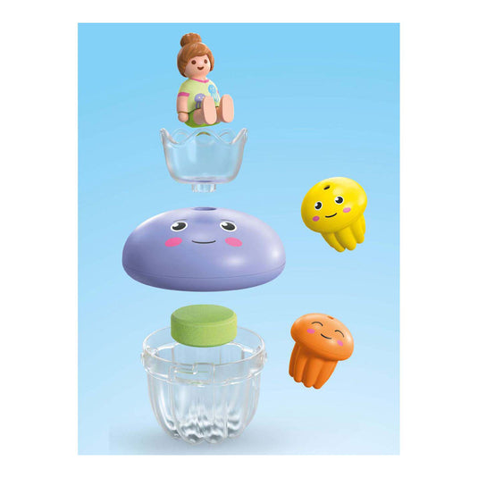 Playmobil junior tinti kleurrijke kwallenfamilie - 71439