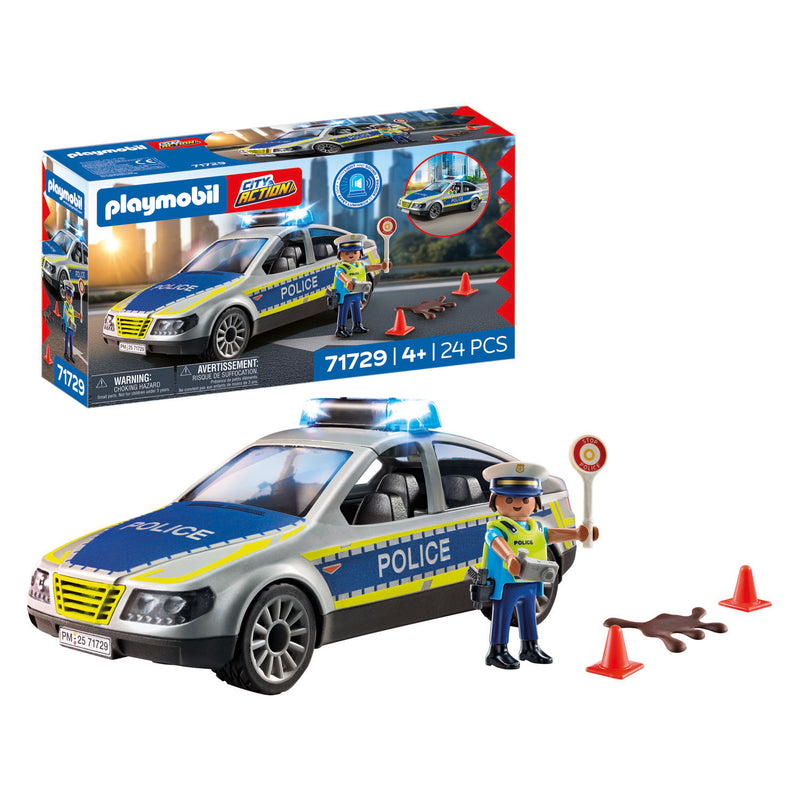 Afbeelding laden in galerijviewer, Playmobil action heroes politie patrouille auto 24dlg - 71729
