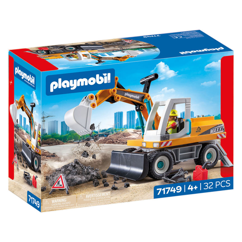 Afbeelding laden in galerijviewer, Playmobil action heroes grote graafmachine - 71749
