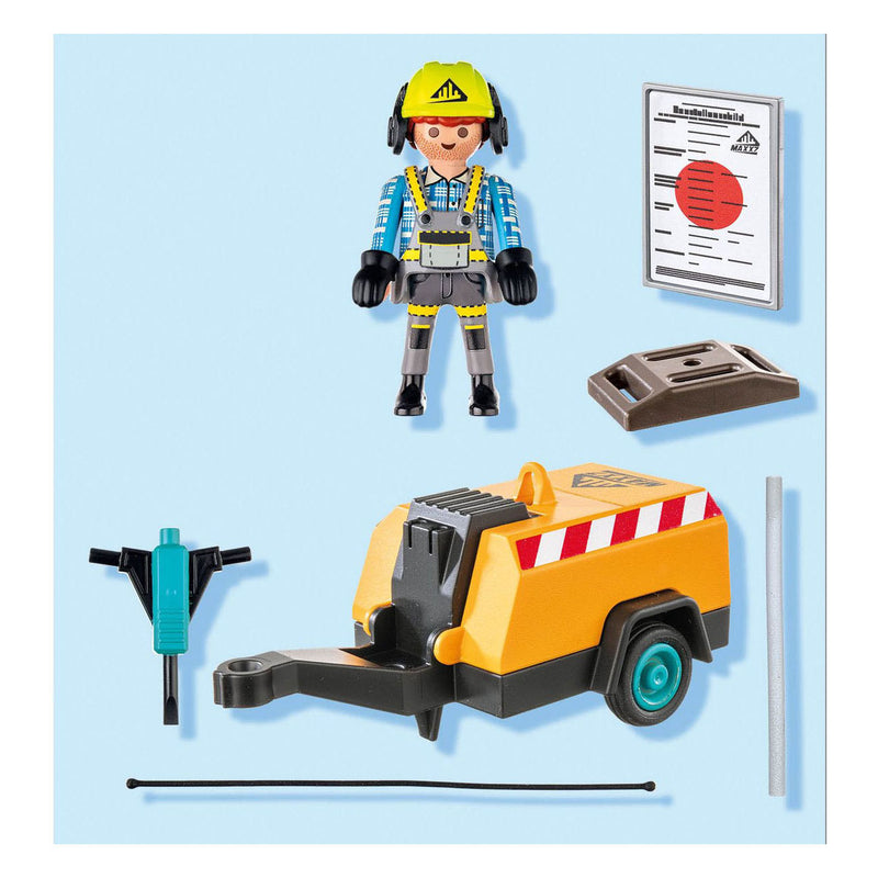 Chargez l'image dans la visionneuse de la galerie, Playmobil action heroes bouwvakker - 71752
