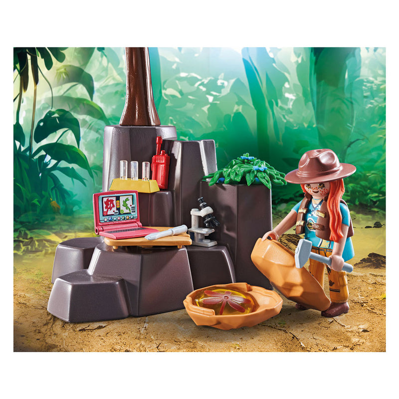Afbeelding laden in galerijviewer, Playmobil dinos brachiosaurus met hovercraft - 71819
