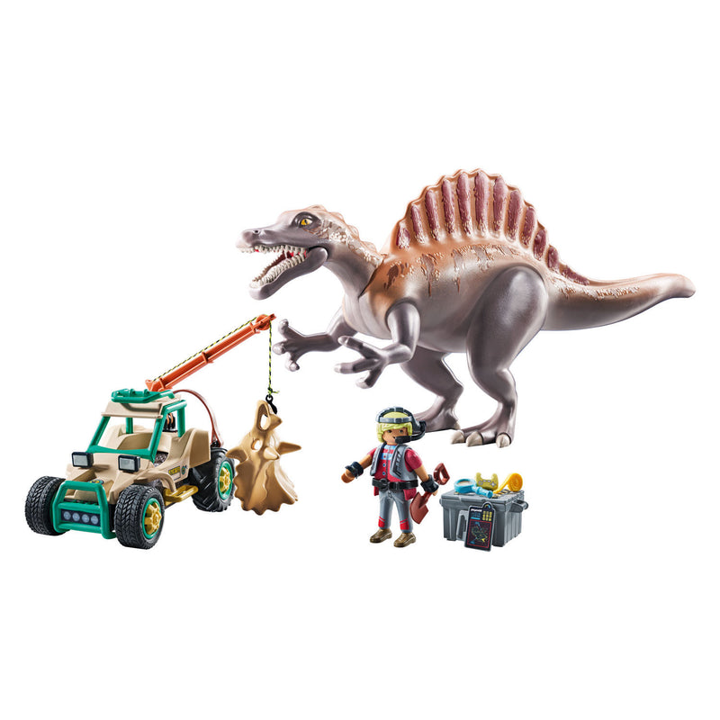 Afbeelding laden in galerijviewer, Playmobil dinos spinosaurus aanval - 71820
