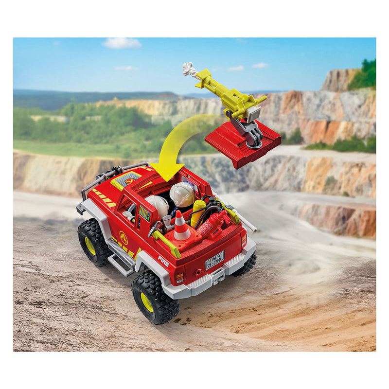 ギャラリービューアに画像をロードする, Playmobil action heroes brandweerwagen - 71824
