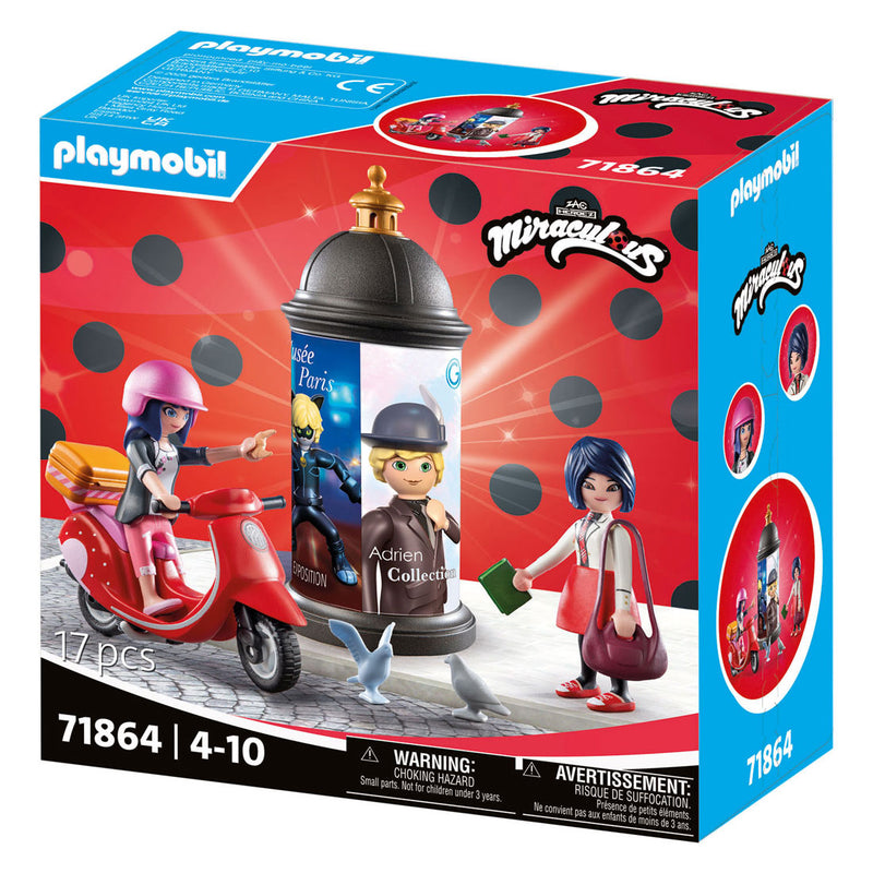 Afbeelding laden in galerijviewer, Playmobil miraculous scooterrit in parijs - 71864
