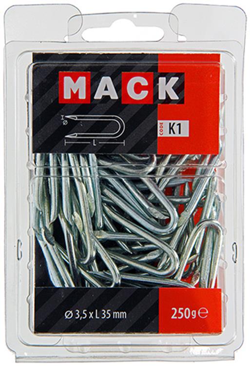 Laden Sie das Bild in Galerie -Viewer, Mack 1017955 - kram staal verzinkt 250 gr 3,5 x 35 mm | 5 stuks
