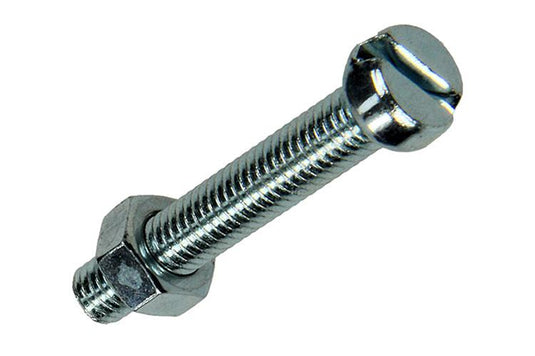 Mack 1018095 - metaalschroef cyl. kop + moer verz. 28 st m5 x 30 mm | 5 stuks