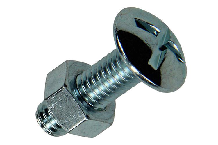 Afbeelding laden in galerijviewer, Mack 1018100 - kachelbout + moer staal verzinkt 40 st m6 x 20 mm | 5 stuks
