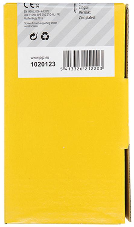 Laden Sie das Bild in Galerie -Viewer, Mack 1020123 - spaanplaatschroef vz kop geel vz 100 st 6,0 x 60 mm | 2 stuks
