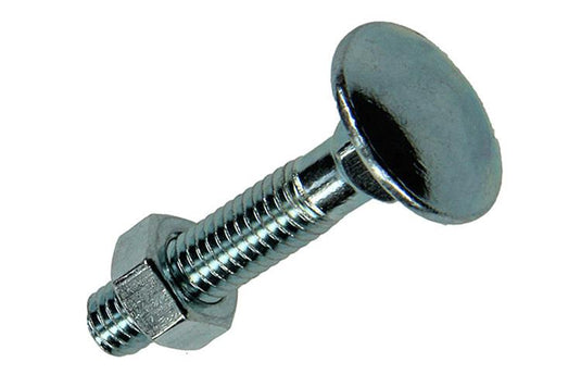 Mack 1020191 - houtbout + moer verzinkt 50 stm5 x 25 mm | 5 stuks