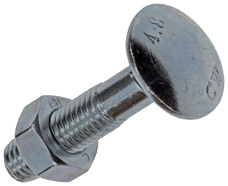 Afbeelding laden in galerijviewer, Mack 1020205 - houtbout + moer verzinkt 22 stm8 x 40 mm | 5 stuks
