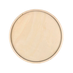 Mod podge • round tray plywood