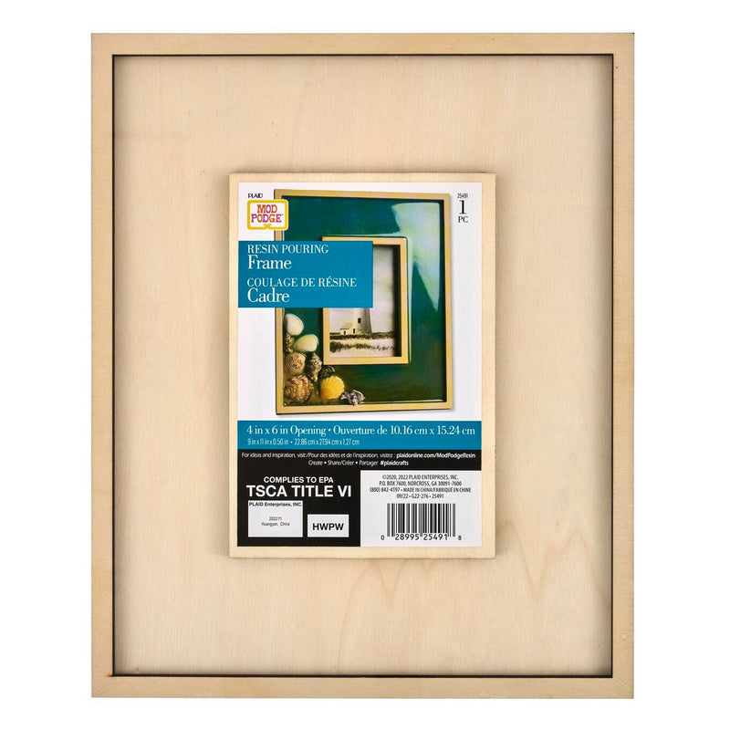 Load image into Gallery viewer, Mod podge • frame with opening plywood
