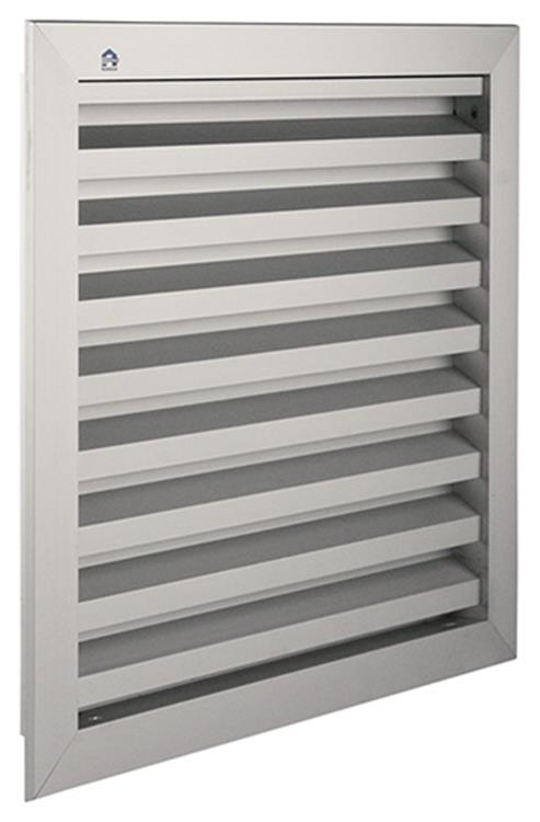 Renson 1006226 - muurrooster inbouw 411 alu f1 300x300mm | 1 stuks