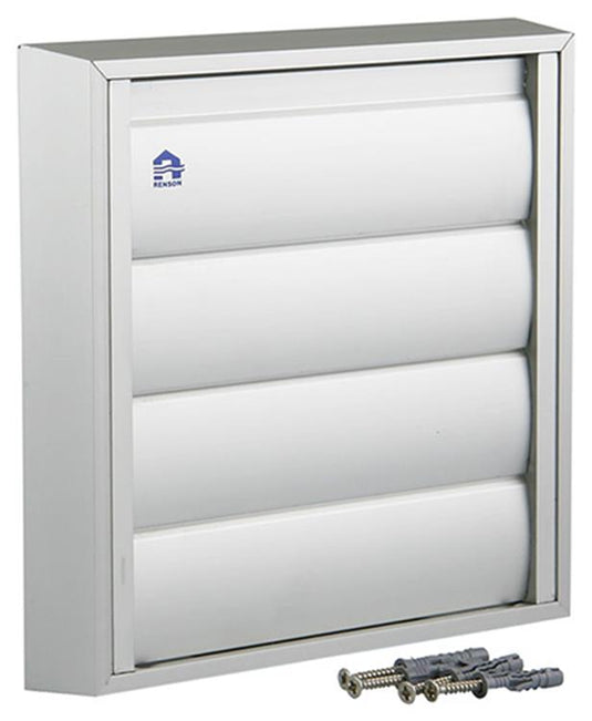 Renson 1006250 - dampkaprooster opbouw 433 alu f1 173x173mm | 2 stuks
