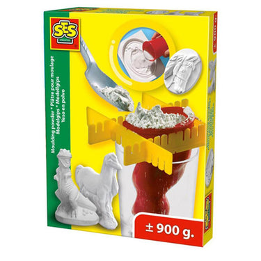Ses modelgips ca. 900gram voor gebruik in gipsmallen
