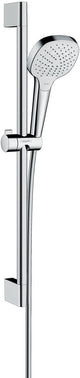 Hansgrohe croma select e doucheset vario met unica'croma glijstang 65 cm wit chroom