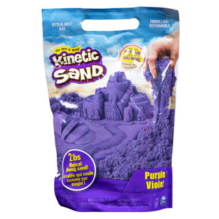 Spinmaster kinetic sand colour bag paars 907 gram | 2 stuks