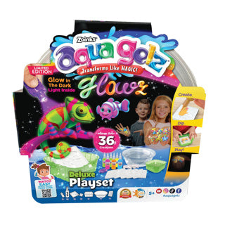 Load image into Gallery viewer, Aqua gelz glow in the dark figuren speelset
