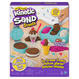 Chargez l'image dans la visionneuse de la galerie, Spinmaster kinetic sand - ijstraktaties speelset met drie kleuren geurend zand - 510 g origineel kinetic sand - sensorisch speelgoed
