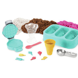 Chargez l'image dans la visionneuse de la galerie, Spinmaster kinetic sand - ijstraktaties speelset met drie kleuren geurend zand - 510 g origineel kinetic sand - sensorisch speelgoed
