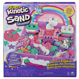 Load image into Gallery viewer, Spinmaster kinetic sand unicorn kingdom playset
