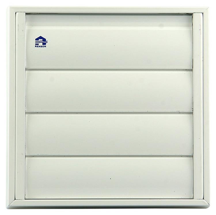 Afbeelding laden in galerijviewer, Renson 1006251 - dampkaprooster opbouw 433 alu ral 9010 173x173mm | 2 stuks
