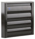 Renson 1006252 - dampkaprooster opbouw 433 alu ral 8019 173x173mm | 2 stuks