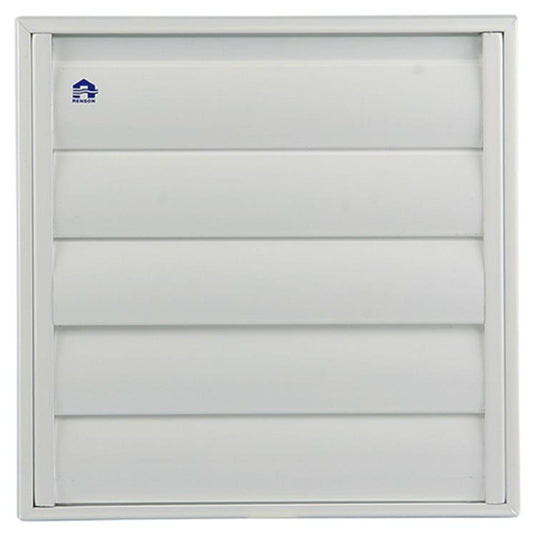 Renson 1006254 - dampkaprooster opbouw 433 alu ral 9010 210x210mm | 2 stuks