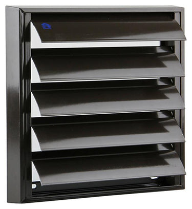 Renson 1006255 - dampkaprooster opbouw 433 alu ral 8019 210x210mm | 2 stuks