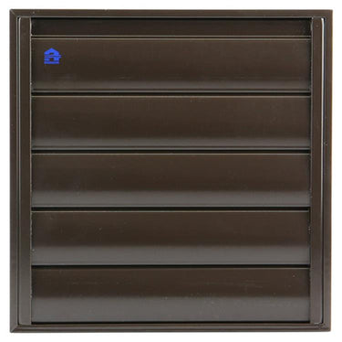 Renson 1006255 - dampkaprooster opbouw 433 alu ral 8019 210x210mm | 2 stuks