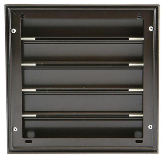 Renson 1006255 - dampkaprooster opbouw 433 alu ral 8019 210x210mm | 2 stuks