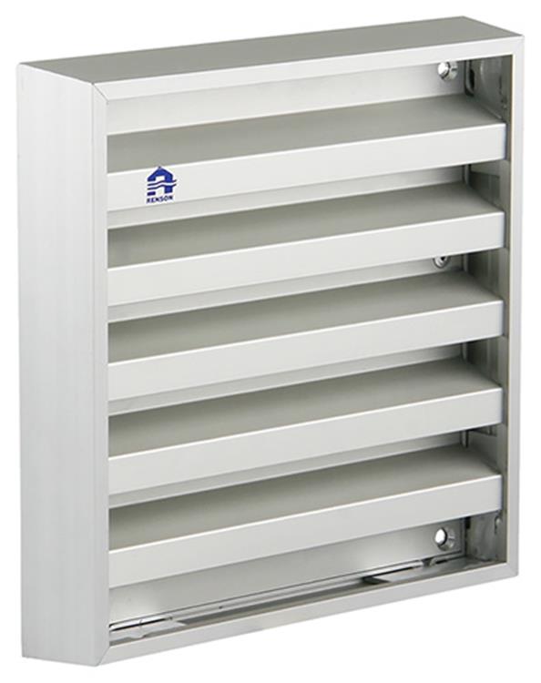 Afbeelding laden in galerijviewer, Renson 1006232 - muurrooster opbouw 431 alu f1 165x165mm | 2 stuks
