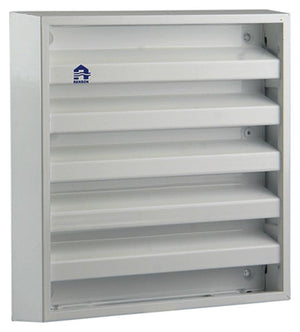 Renson 1006233 - muurrooster opbouw 431 alu ral 9010 165x165mm | 2 stuks