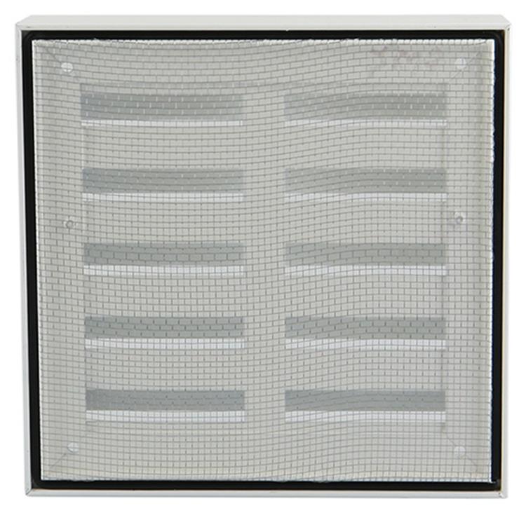 Afbeelding laden in galerijviewer, Renson 1006233 - muurrooster opbouw 431 alu ral 9010 165x165mm | 2 stuks
