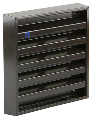 Renson 1006234 - muurrooster opbouw 431 alu ral8019 165x165mm | 2 stuks