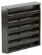 Renson 1006234 - muurrooster opbouw 431 alu ral8019 165x165mm | 2 stuks