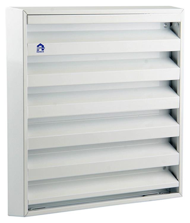 Afbeelding laden in galerijviewer, Renson 1006236 - muurrooster opbouw 431 alu ral 9010 225x225mm | 2 stuks
