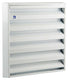 Renson 1006236 - muurrooster opbouw 431 alu ral 9010 225x225mm | 2 stuks