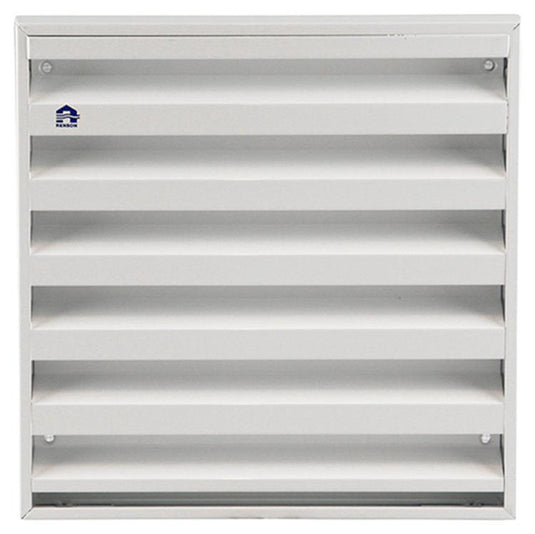 Renson 1006236 - muurrooster opbouw 431 alu ral 9010 225x225mm | 2 stuks