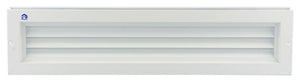 Renson 1006215 - deurrooster 461 alu ral 9010 425x76mm | 2 stuks
