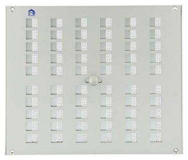 Renson 1006220 - regelbare rooster opb. 4032 alu f1 240x200mm | 2 stuks