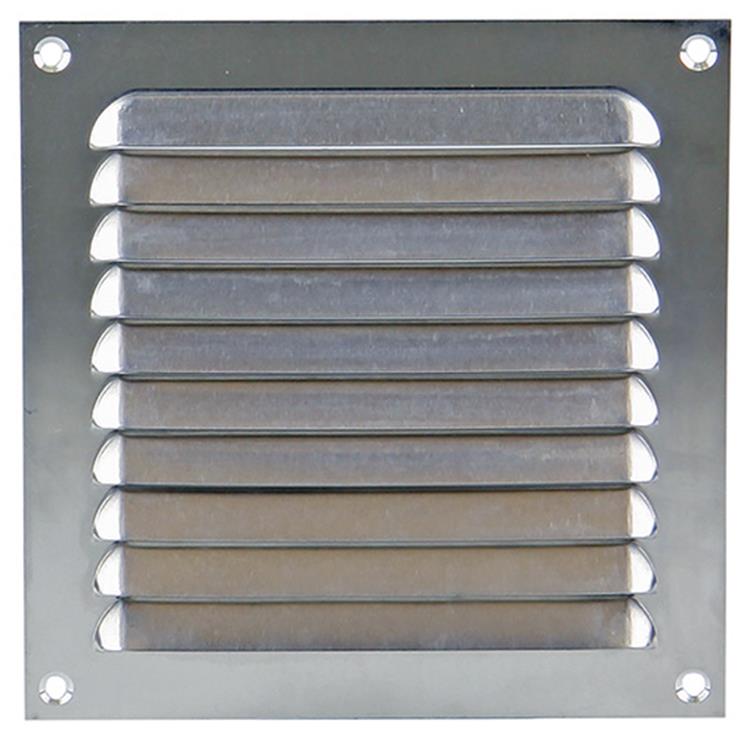Afbeelding laden in galerijviewer, Renson 1015062 - schoepenrooster plat alu f1 150x150mm | 10 stuks
