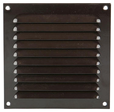 Renson 1015064 - schoepenrooster plat alu bruin150x150mm | 10 stuks