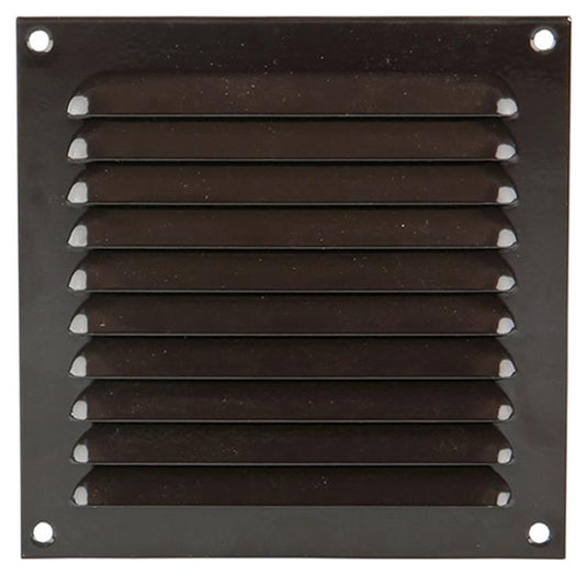Renson 1015064 - schoepenrooster plat alu bruin150x150mm | 10 stuks