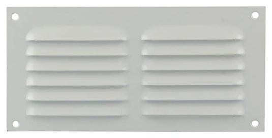 Renson 1015066 - schoepenrooster plat alu wit 200x100mm | 10 stuks