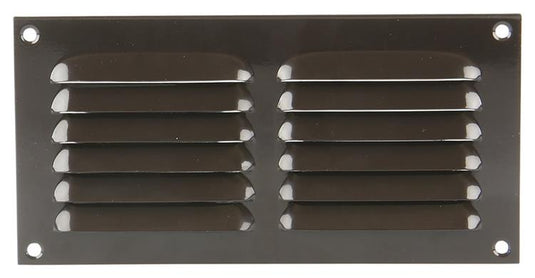 Renson 1015067 - schoepenrooster plat alu bruin200x100mm | 10 stuks