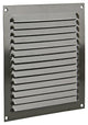 Renson 1015070 - schoepenrooster plat alu bruin200x200mm | 10 stuks