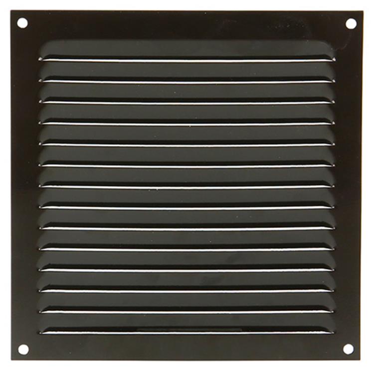 Afbeelding laden in galerijviewer, Renson 1015070 - schoepenrooster plat alu bruin200x200mm | 10 stuks

